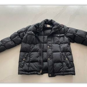 Lands End Canvas Mens Small, Black Down Jacket